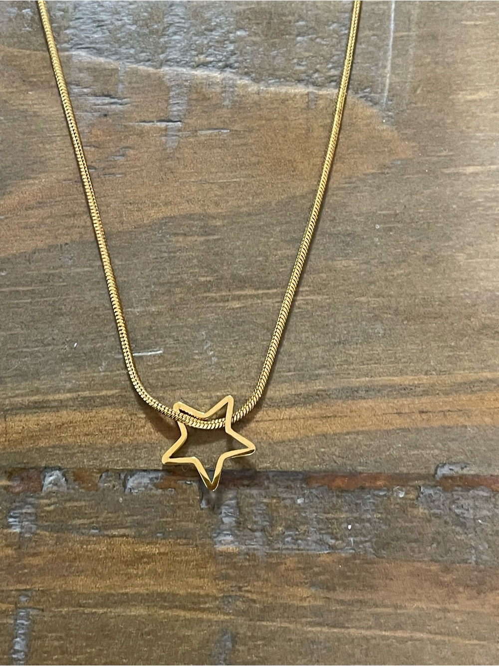 Gold Star Pendant Charm